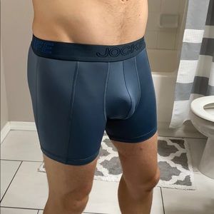 Worn Jockey boxers